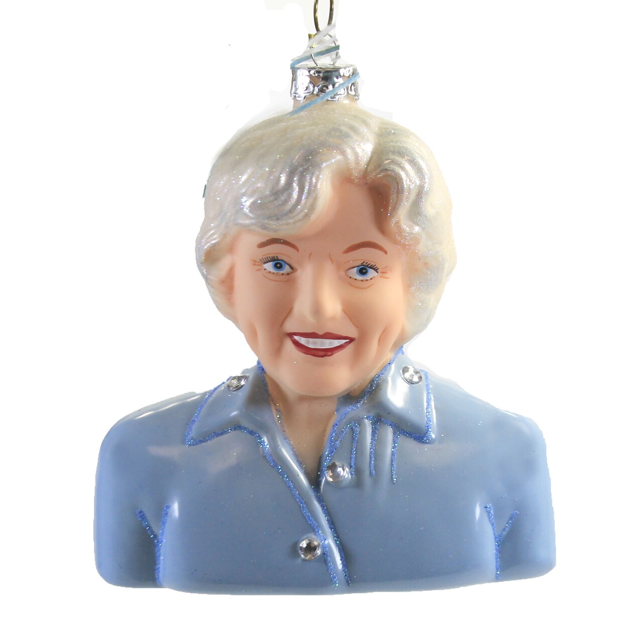 Cody Foster 4.25 In Betty White Christmas Tree Ornament , Icon Tv Golden Girl Comedian
